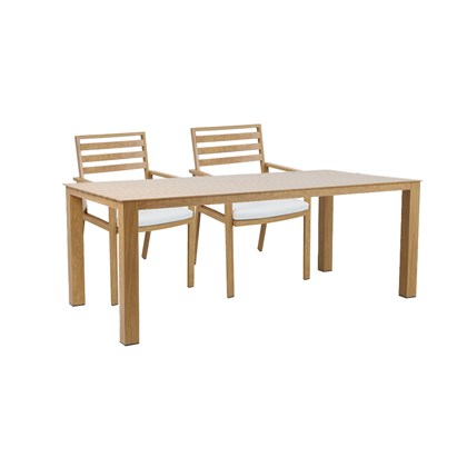 Aluminium Dining Table with 8 Chairs