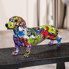 Street Art Dog Dachshund