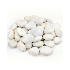 Pebbles Finely Polished 20 kg Bag – White, 2–4 cm