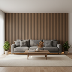Acoustic Panel Smoked Oak/Ebony 600x2800mm