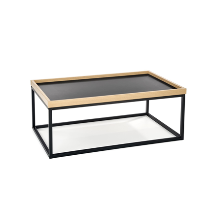 Coffee Table  Natural  Black