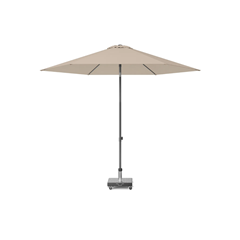 Anthracite & Taupe Centre-Pole Parasol D300