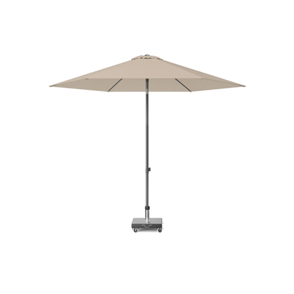 Anthracite & Taupe Centre-Pole Parasol D300
