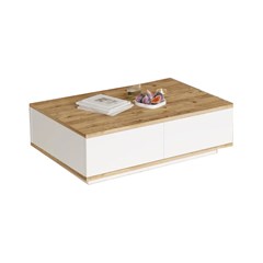 Coffee Table Atlantic in Pine And White