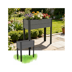 Outdoor Flower Bed – Dark Grey