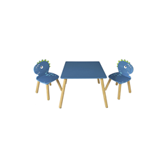 Dinos Table Set – Blue & Brown