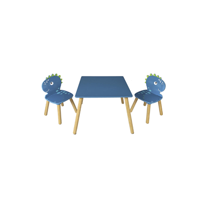 Dinos Table Set – Blue & Brown
