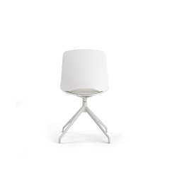 White PP Seat and Back Chair