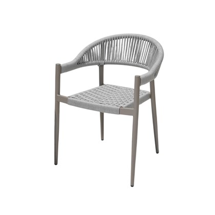 Outdoor Arm Chair - Light Grey