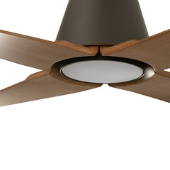 LED Ceiling Fan M - Brown & Wood