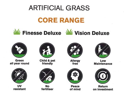 Artificial Turf Finesse Deluxe 35 mm