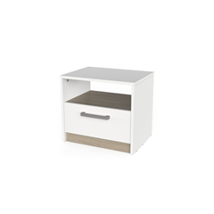 Bedroom Set 90x200– White & Kronberg Oak