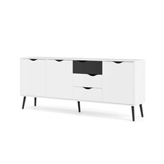 Oslo Sideboard White & Black