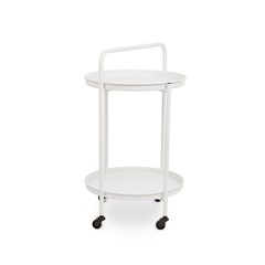 White Twin Trolley W-Tray