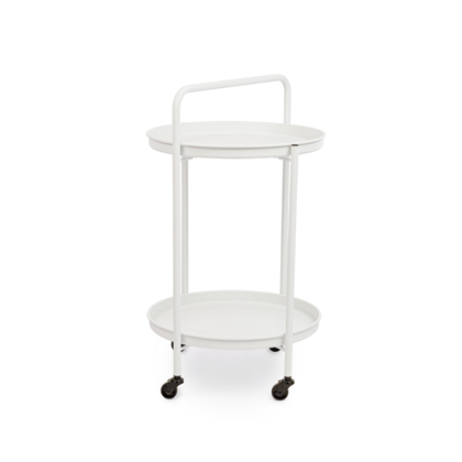 White Twin Trolley W-Tray