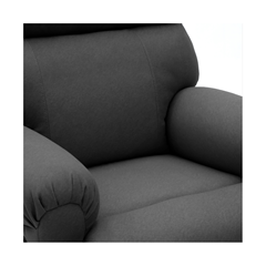 Manual Recliner Chair 92x90x105 - Dark Grey