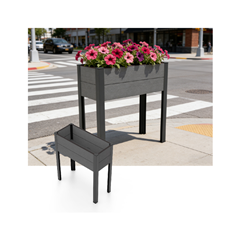 Outdoor Flower Bed – Dark Grey