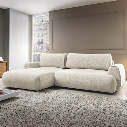 Corner Sofa Bed Chl Left – Beige