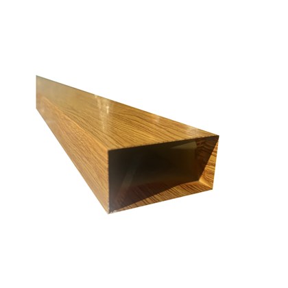 Outdoor Aluminum Tube - Light Walnut