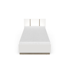 Bed 90x190/200 – White & Kronberg Oak
