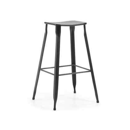 Black Industrial Barstool 78cm