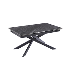 Extension Table – Chinese Ceramic & Black Frame