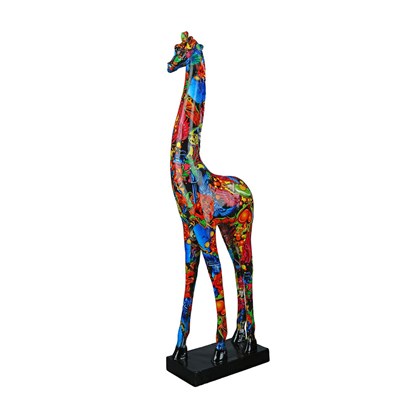 Decorative Sculpture Giraffe Pop Art