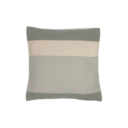 Symmetrical Grey Cushion Cover