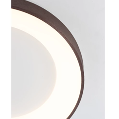 Ceiling Lamp Brushed Coffee Allum Acry