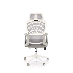 Office Chair Adjustable Grey White