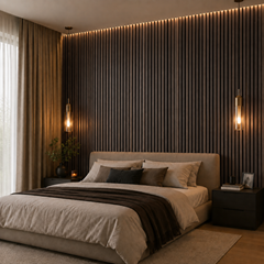 Acoustic Panel – Smoked Oak & Ebony