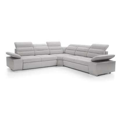 Corner Sofa Bed with Chaise Right – Light Grey