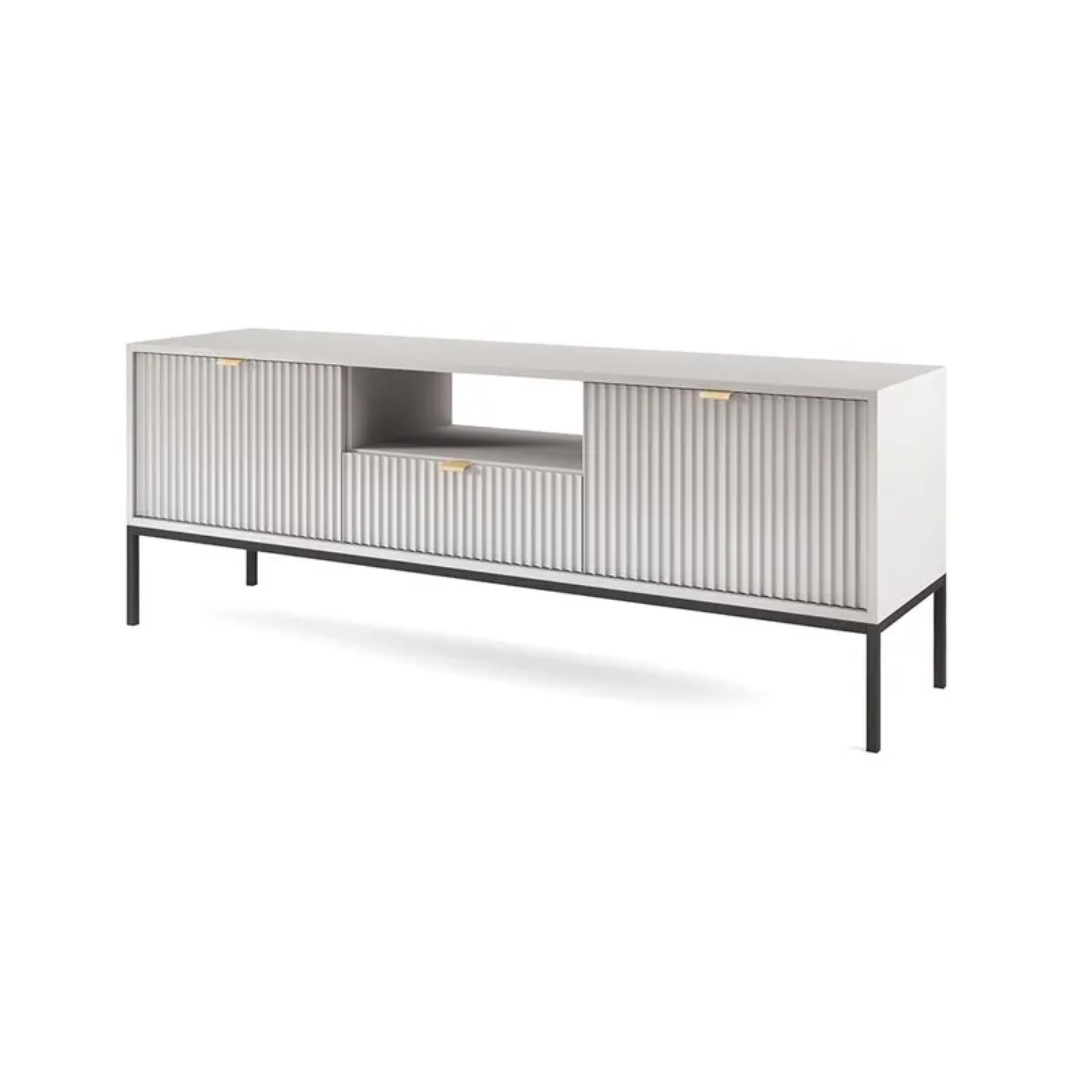 TV Unit 2 Doors 1 Drawer – Grey