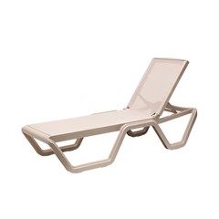 Sun Lounger Vela Dove Grey