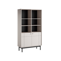 Bookshelf 2 Doors – Cashmere