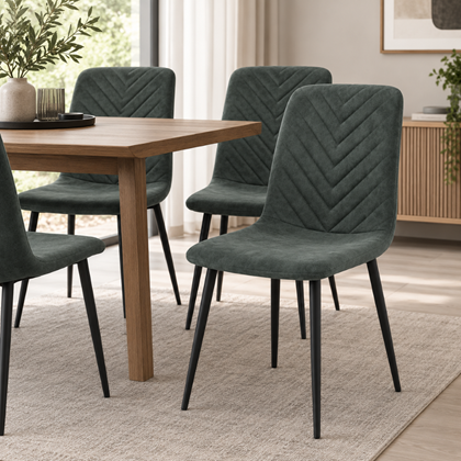 Dining Chair Microfiber - Light Sage Blue