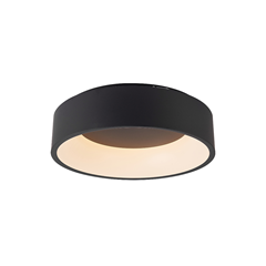 Ceiling Lamp Aluminium & Acrylic Black