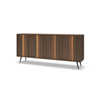 4D Chest of Drawers – Dark Wood
