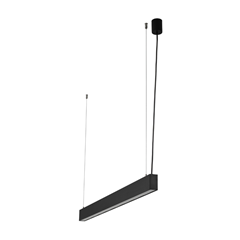 Elegant Hanging Lamp LED Black CCT