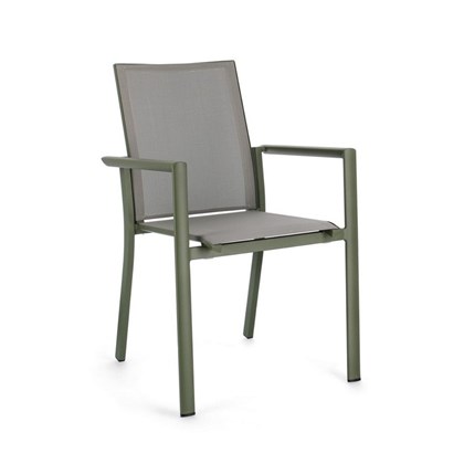 Green Chair With Armrest