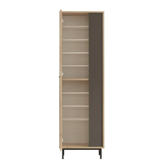 Shoe Rack Cabin in Wooden and Black