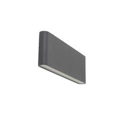LED Wall Light L – Graphite & White