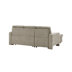 reversible chaise with storage Corner Sofa – Brown