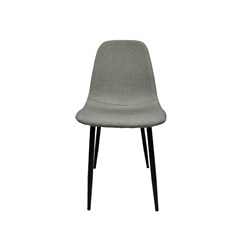 Dining Chair - Grey Polyster