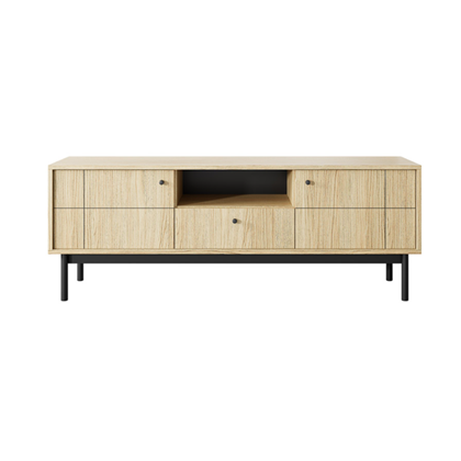 TV Unit 2 Doors 1 Drawer – Linea Oak