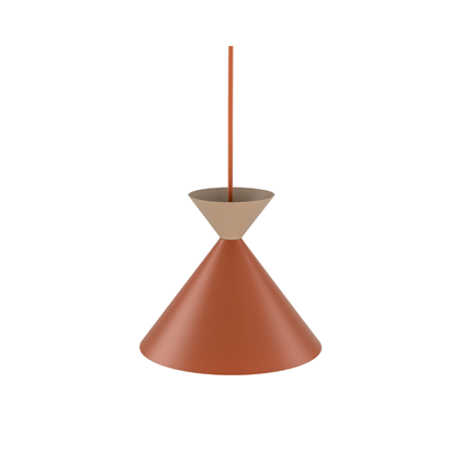 Terracotta and Black Modern Pendant Lamp E27