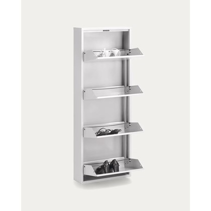 Shoe Rack 4 Doors – White