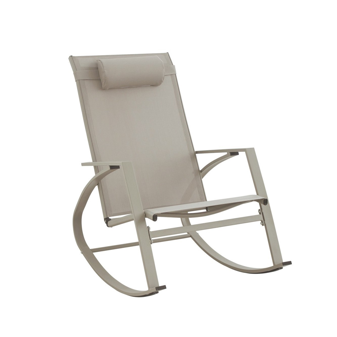 Outdoor Swing Armchair Taupe
