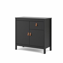 Madrid Sideboard 2 Doors and 1 Drawer Black