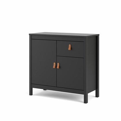 Madrid Sideboard 2 Doors & 1 Drawer Black